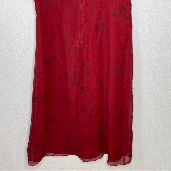Vintage Kathie Lee Dress Red - Picture 6 of 8